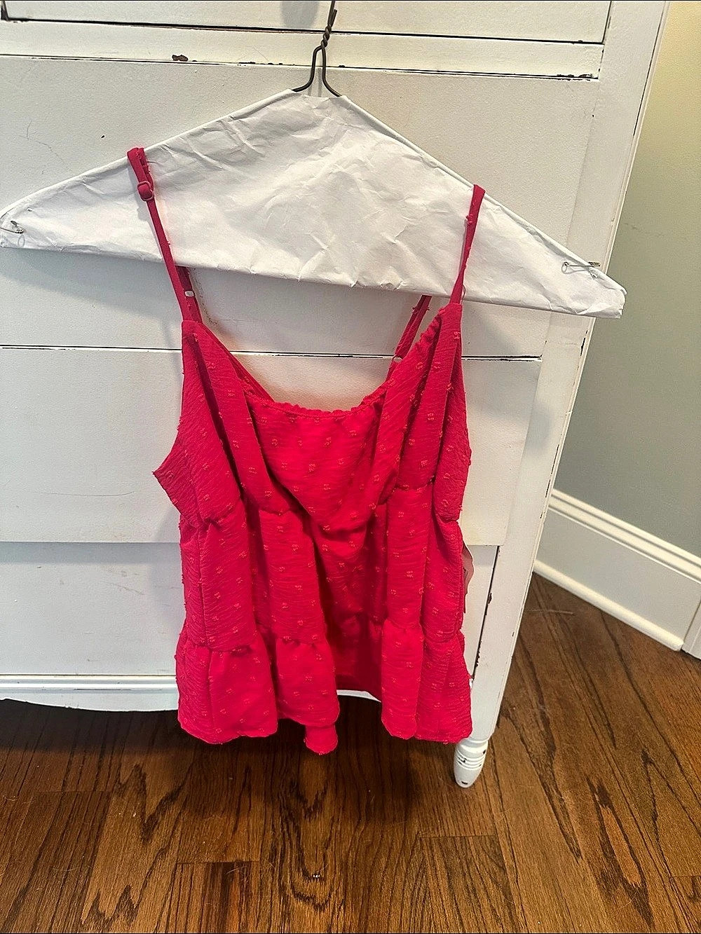 Attard State Flutter Sleeve Romper Pink Polka Dot Size Medium NWT